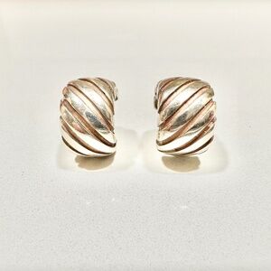 Earrings, Tiffany Sterling Silver Earrings